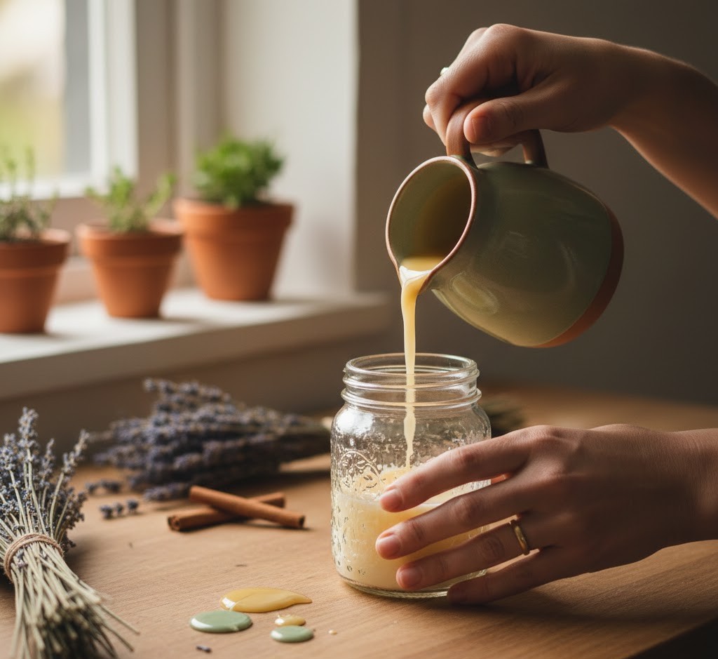 Various candle containers and vessels